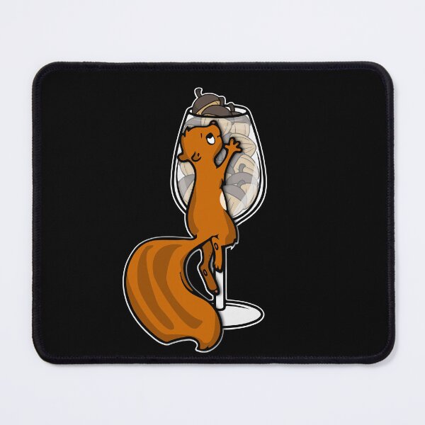 Item preview, Squirrel Lover Women Red Wine Glass Gift Acorn Squirrel designed and sold by DSWShirts.