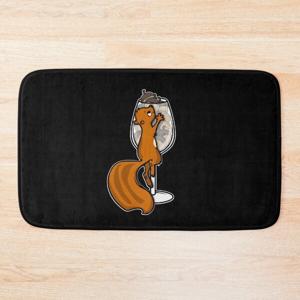 Item preview, Squirrel Lover Women Red Wine Glass Gift Acorn Squirrel designed and sold by DSWShirts.