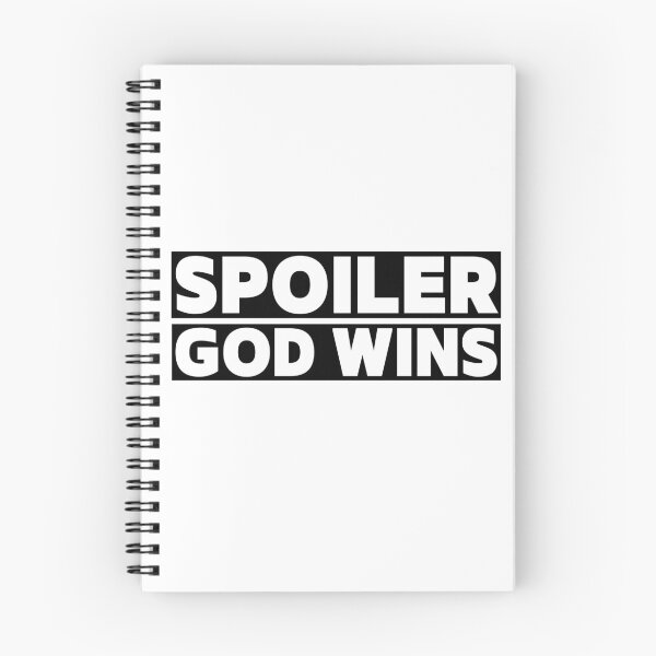 Item preview, SPOILER GOD WINS designed and sold by successmom.