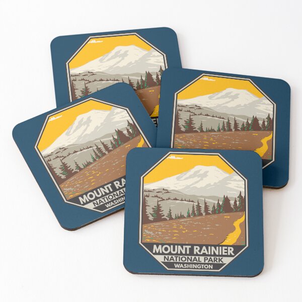 Item preview, Mount Rainier National Park Washington Cowlitz Divide Emblem designed and sold by KrisSidDesigns.