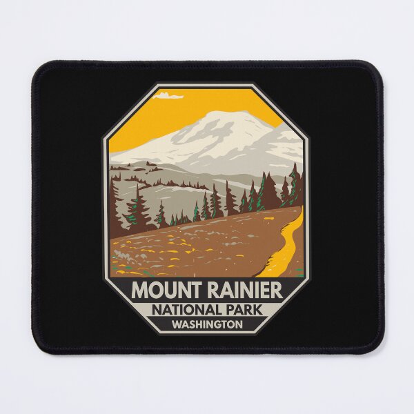 Item preview, Mount Rainier National Park Washington Cowlitz Divide Emblem designed and sold by KrisSidDesigns.