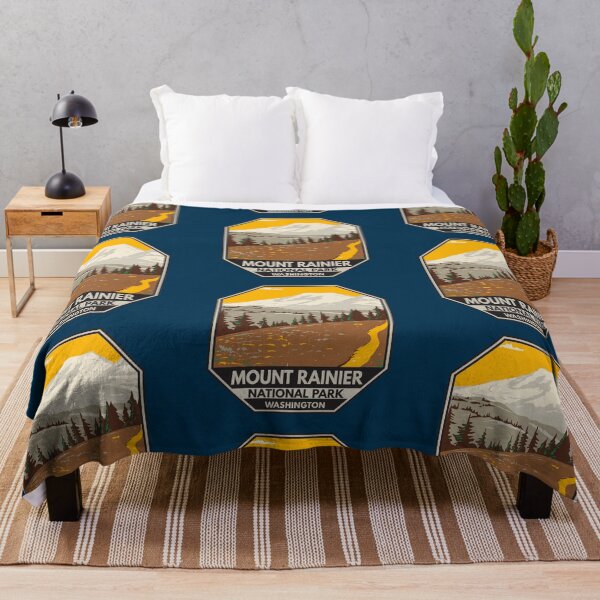 Item preview, Mount Rainier National Park Washington Cowlitz Divide Emblem designed and sold by KrisSidDesigns.