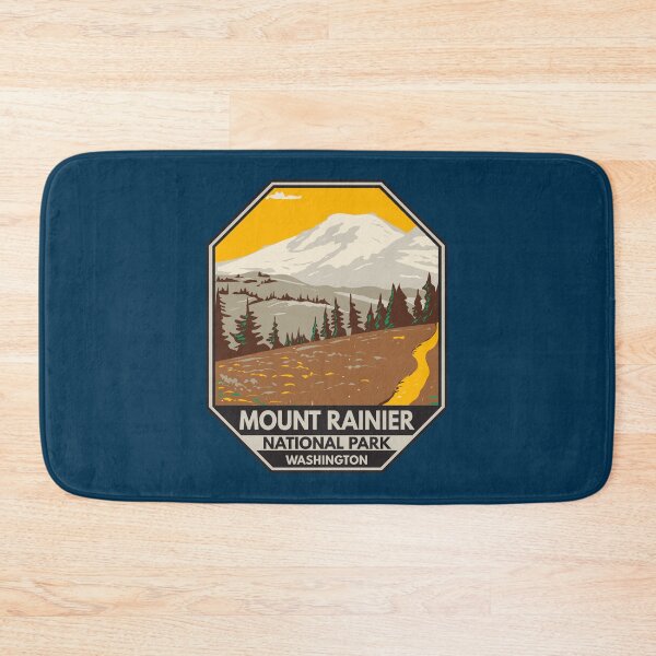 Item preview, Mount Rainier National Park Washington Cowlitz Divide Emblem designed and sold by KrisSidDesigns.
