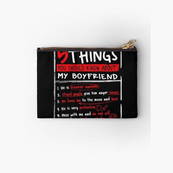 Item preview, 5 Things You Should Know About My Boyfriend Girlfriend Gift Gear designed and sold by DynamicDesign.