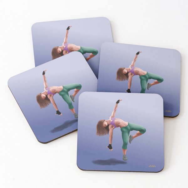 Item preview, Girl dancing, artwork for print, modern art designed and sold by ALVALERA.