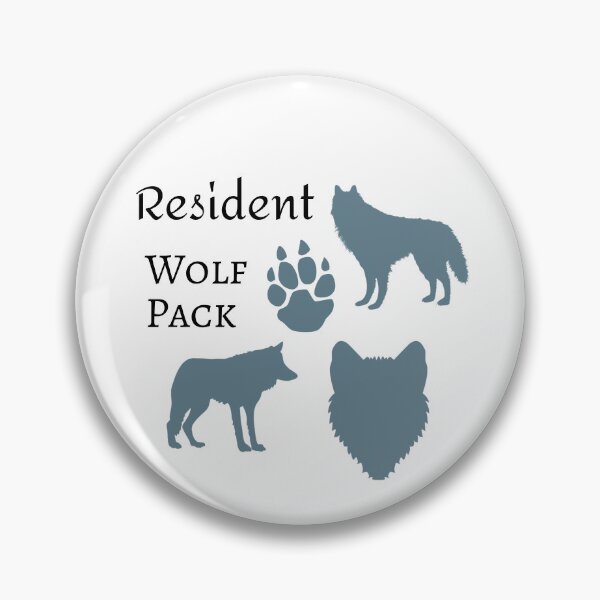 Item preview, Resident Wolf Pack Animal Alter Graphic (White)   designed and sold by GladBlackLamb.