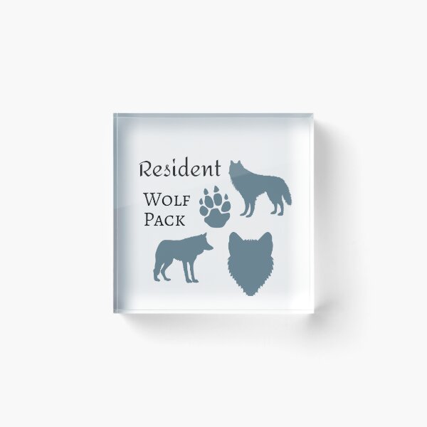 Item preview, Resident Wolf Pack Animal Alter Graphic (White)   designed and sold by GladBlackLamb.