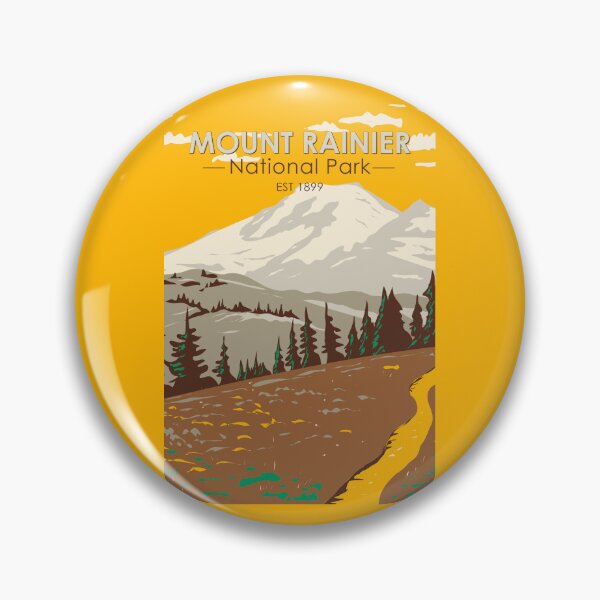 Item preview, Mount Rainier National Park Washington Cowlitz Divide Vintage designed and sold by KrisSidDesigns.