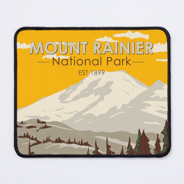 Item preview, Mount Rainier National Park Washington Cowlitz Divide Vintage designed and sold by KrisSidDesigns.