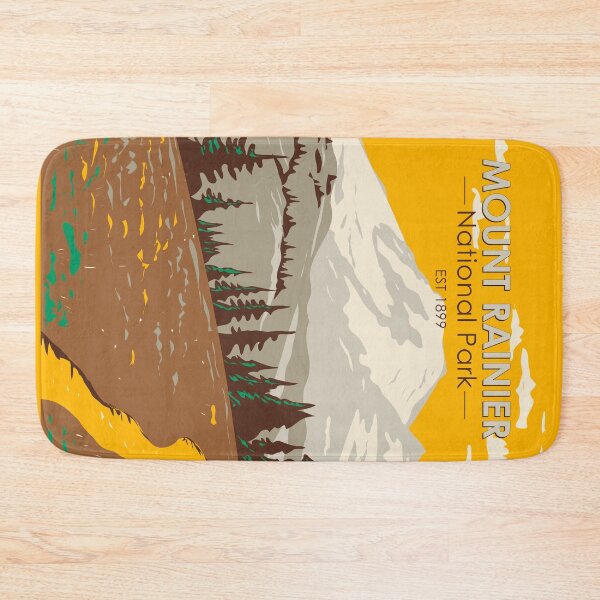 Item preview, Mount Rainier National Park Washington Cowlitz Divide Vintage designed and sold by KrisSidDesigns.