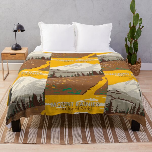Item preview, Mount Rainier National Park Washington Cowlitz Divide Vintage designed and sold by KrisSidDesigns.