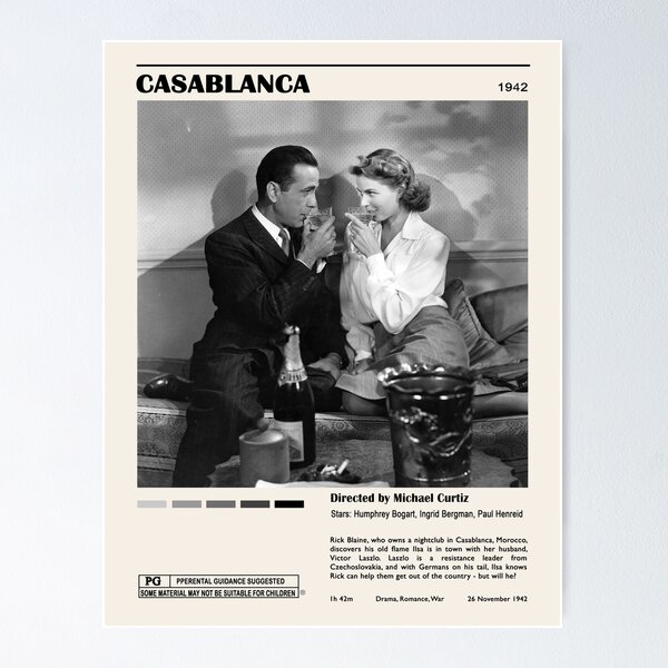 Casablanca Movie Posters for Sale