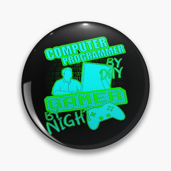 Artikelvorschau, Computerprogrammierer bei Tag Gamer bei Nacht entworfen und verkauft von printhappy4you.