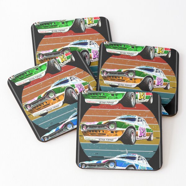 Item preview, retro escort MK1 rainbow, classic ford  designed and sold by vallertine.
