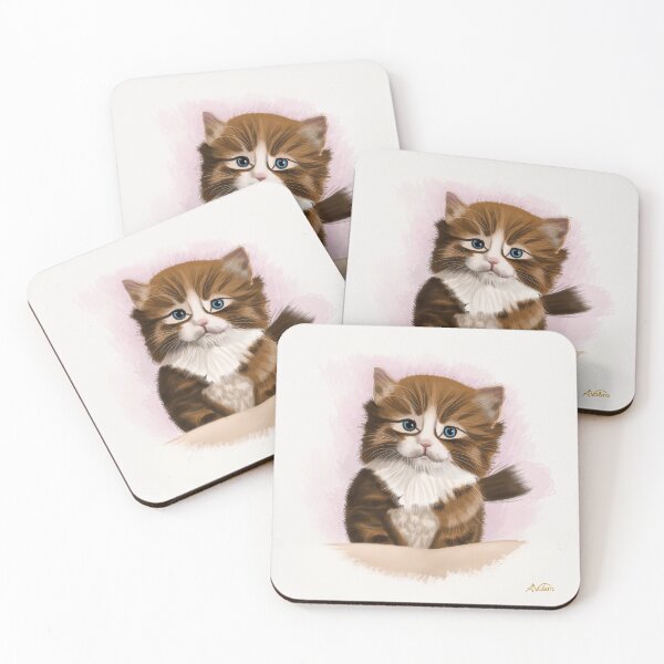 Item preview, Cute kitty, art for childrens designed and sold by ALVALERA.