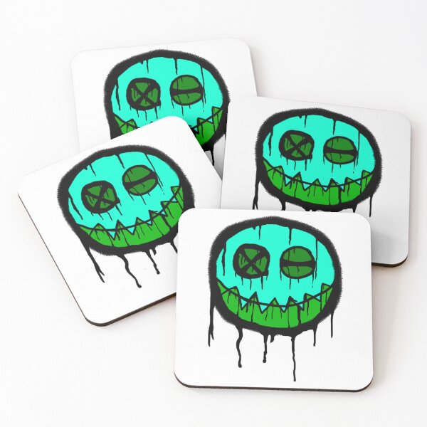Item preview, Acid Smile, Shabby Smile, Light Blue-Green. designed and sold by Maculele.