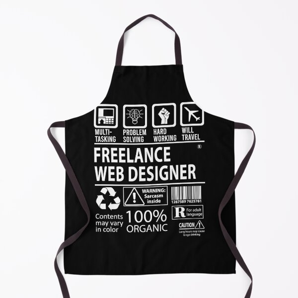 Item preview, Freelance Web Designer T Shirt - MultiTasking Certified Job Gift Item Tee designed and sold by sabinacsnm.