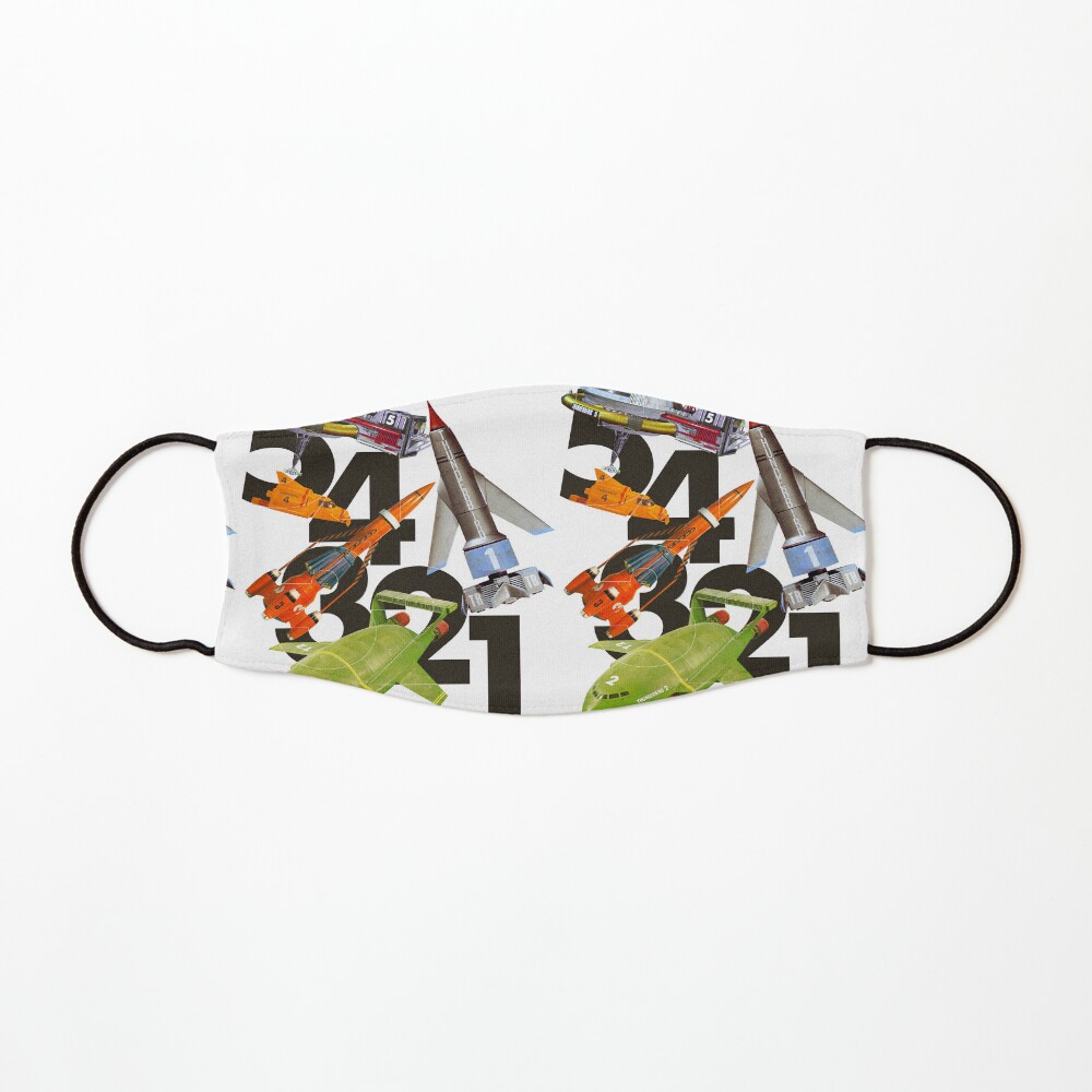 5! 4! 3! 2! 1! THUNDERBIRDS Classic The Thunderbirds POP ART Mask
