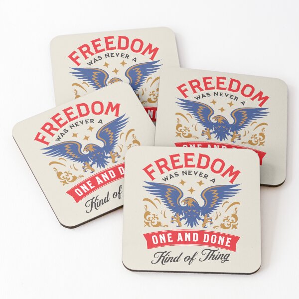 Item preview, Freedom Patriotic American Liberty Design | Freedom Was Never a One and Done Kind of Thing designed and sold by arlutai.