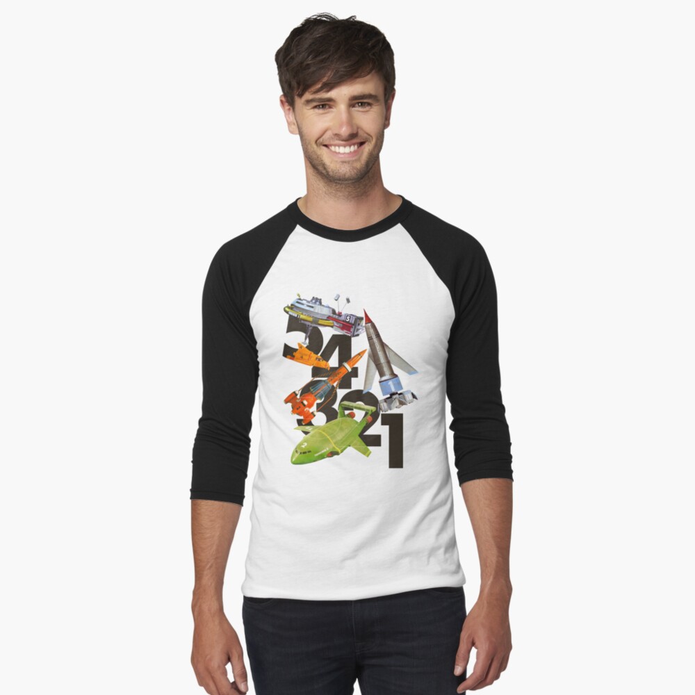 Item preview, Baseball ¾ Sleeve T-Shirt designed and sold by RetroSci-FiPop.
