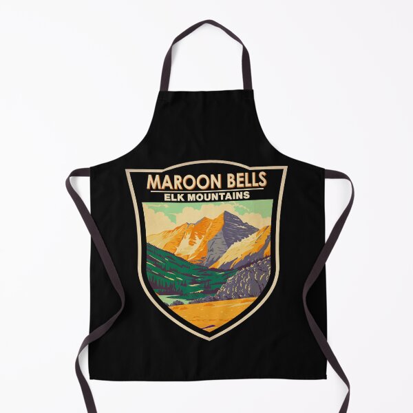 Item preview, Maroon Bells Elk Mountains Colorado Badge designed and sold by KrisSidDesigns.