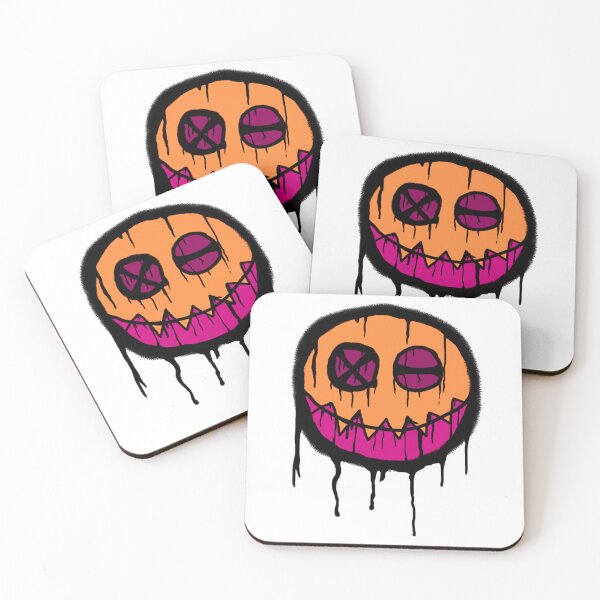 Item preview, Acid Smile, Shabby Smile, Orange-Pink. designed and sold by Maculele.