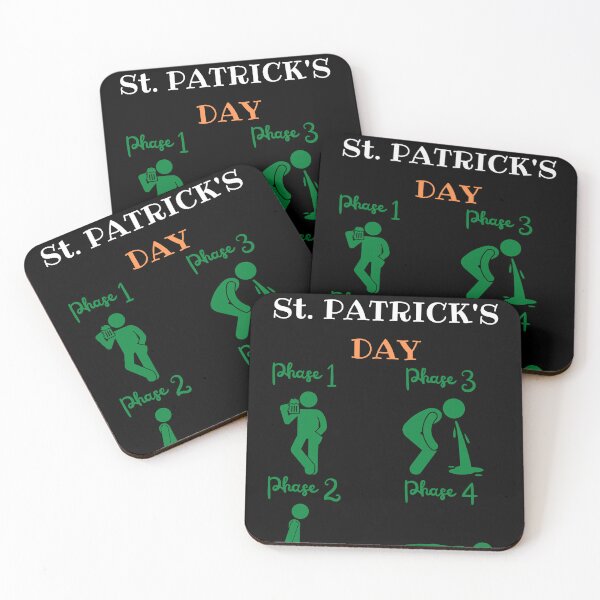 Item preview, 4 Phases Of St. Patrick's Day designed and sold by T- VIbes ⭐ ⭐ ⭐ ⭐ ⭐.
