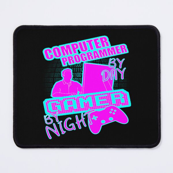 Artikelvorschau, Computerprogrammierer bei Tag Gamer bei Nacht entworfen und verkauft von printhappy4you.