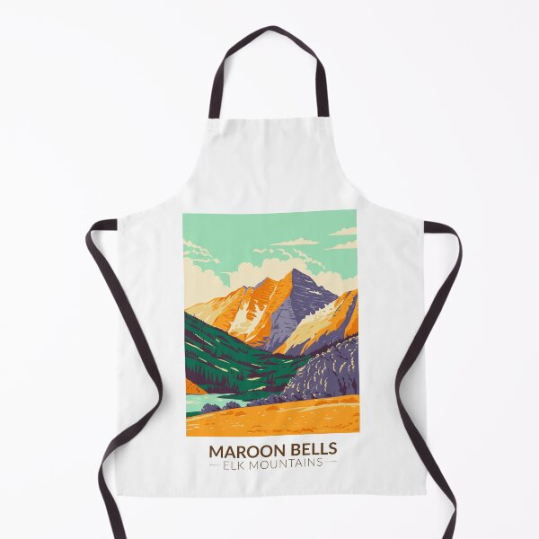 Item preview, Maroon Bells Elk Mountains Colorado Vintage designed and sold by KrisSidDesigns.