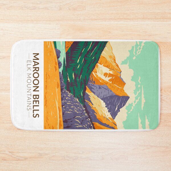 Item preview, Maroon Bells Elk Mountains Colorado Vintage designed and sold by KrisSidDesigns.