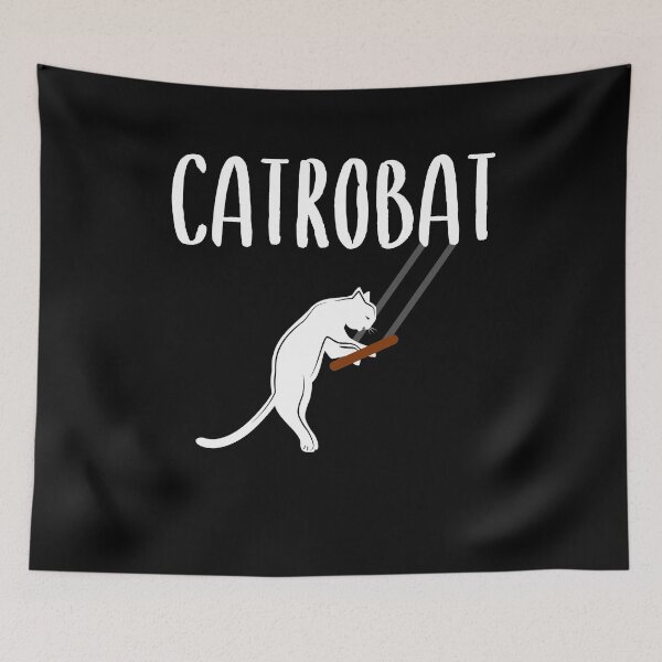 Item preview, Acrobat Cat CATROBAT Funny Aerialist designed and sold by DPlumDesign.