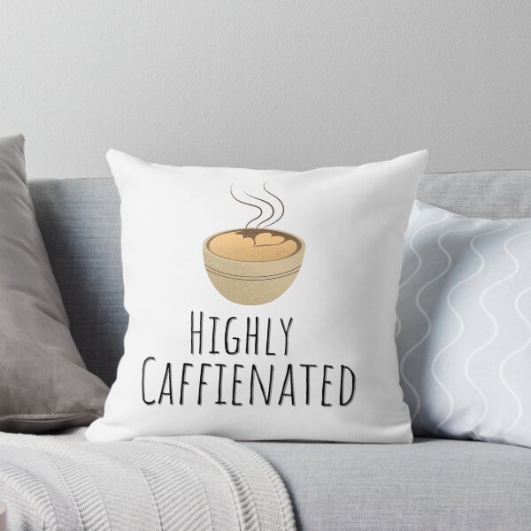 Item preview, Highly caffeinated | Powered by caffeine | funny motivation designed and sold by Vicsdesignsart.