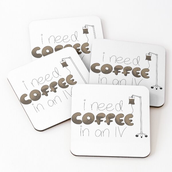 Item preview, I Need Coffee in An IV designed and sold by LWBookClub.