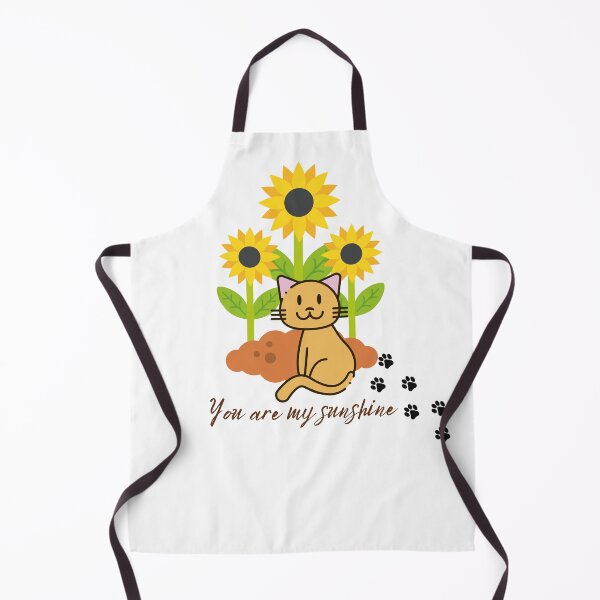 Item preview, You Are My Sunshine, Cute Cat with Sunflowers designed and sold by YogaZesty.