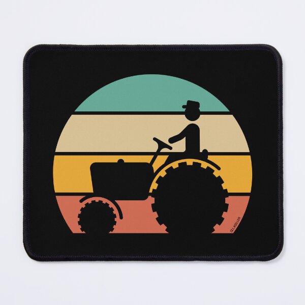 Item preview, Tractor Driver (Farmer / Traction Engine / Sunset) designed and sold by MrFaulbaum.