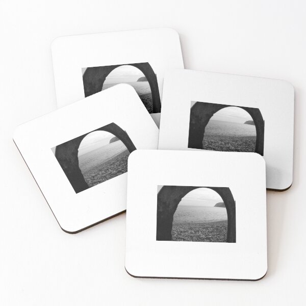Item preview, Black And White View Through An Arch designed and sold by MakeAMomentGift.