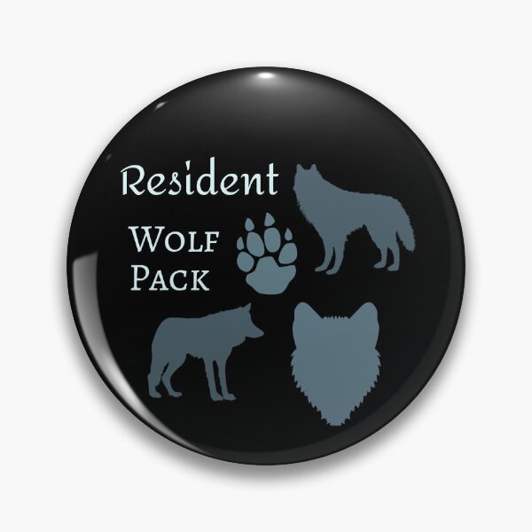 Item preview, Resident Wolf Pack Animal Alter Graphic (Black+Greys)   designed and sold by GladBlackLamb.