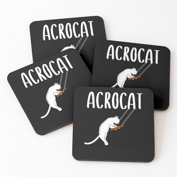 Item preview, Acrobat Cat ACROCAT Funny Aerialist designed and sold by DPlumDesign.
