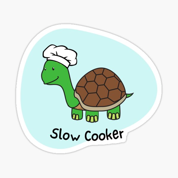 Slow Cooker - Animal pun Sticker