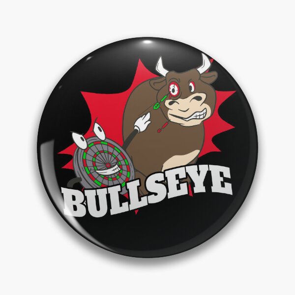 Item preview, Bullseye cartoon darts darts darts player funny designed and sold by KreativeIdeen.