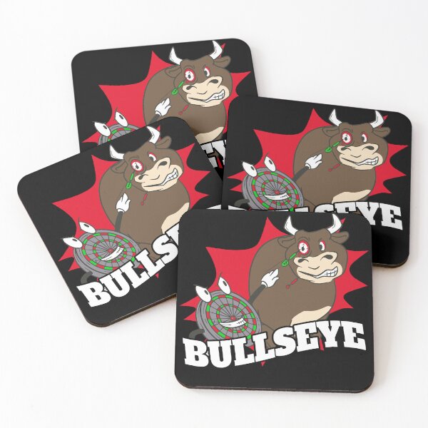 Item preview, Bullseye cartoon darts darts darts player funny designed and sold by KreativeIdeen.