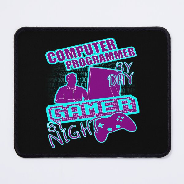Artikelvorschau, Computerprogrammierer bei Tag Gamer bei Nacht entworfen und verkauft von printhappy4you.