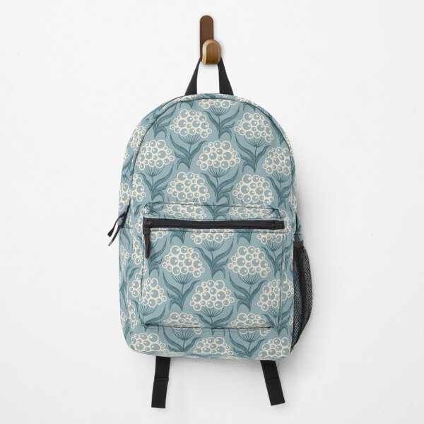 Item preview, Pattern 0716 - abstract flowers, blue designed and sold by RouCouCou.