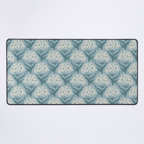 Item preview, Pattern 0716 - abstract flowers, blue designed and sold by RouCouCou.