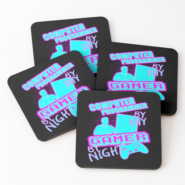 Item preview, Computer Programmer By Day Gamer By Night designed and sold by printhappy4you.
