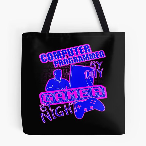 Artikelvorschau, Computerprogrammierer bei Tag Gamer bei Nacht entworfen und verkauft von printhappy4you.