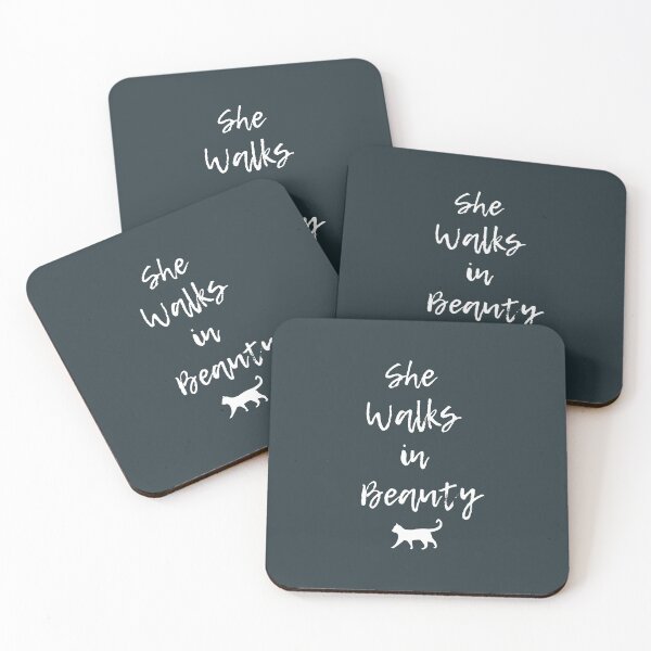 Item preview, She Walks In Beauty Byron Poem (Off White) designed and sold by CarlottaLai.