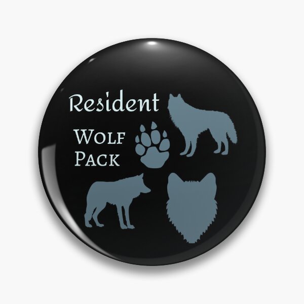 Item preview, Resident Wolf Pack Animal Alter Graphic (Black+Dark Grey)   designed and sold by GladBlackLamb.