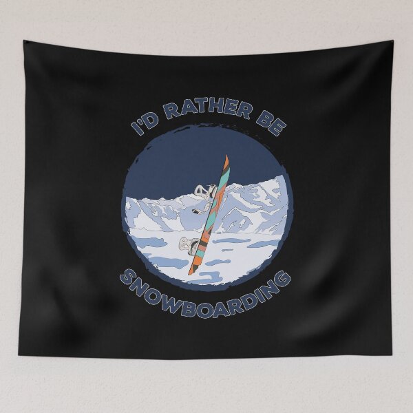 Item preview, I Would Rather Be Snowboarding | SNOWBOARD designed and sold by DrawingBoard.
