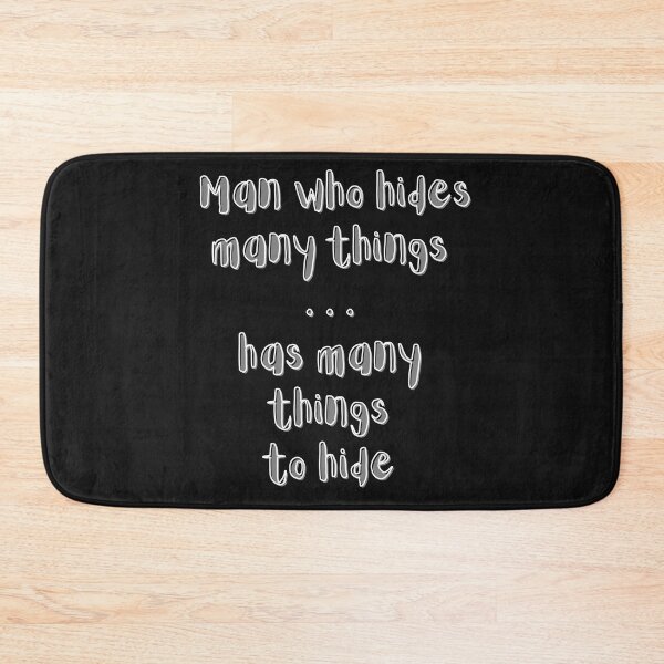 Item preview, Man who hides many things . . . designed and sold by Javamba.